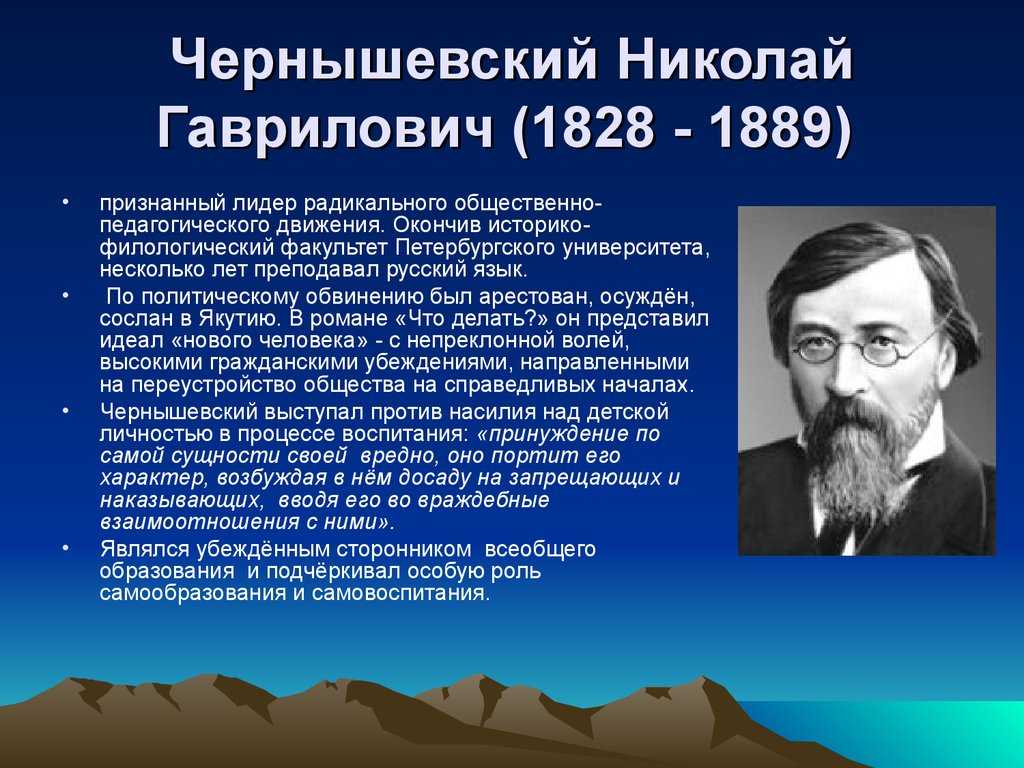 Писатель, революционер николай гаврилович чернышевский (1828–1889): биография кратко, годы жизни, деятельность