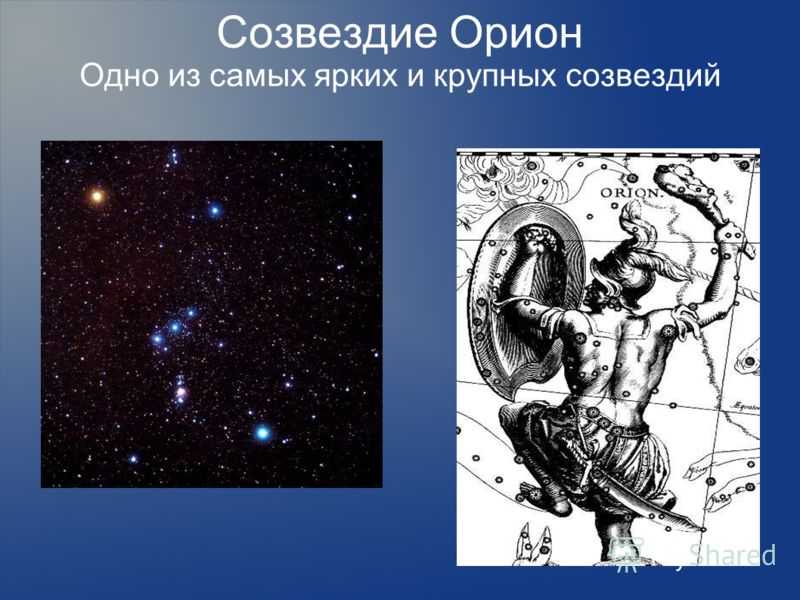 Созвездие орион схема для 2