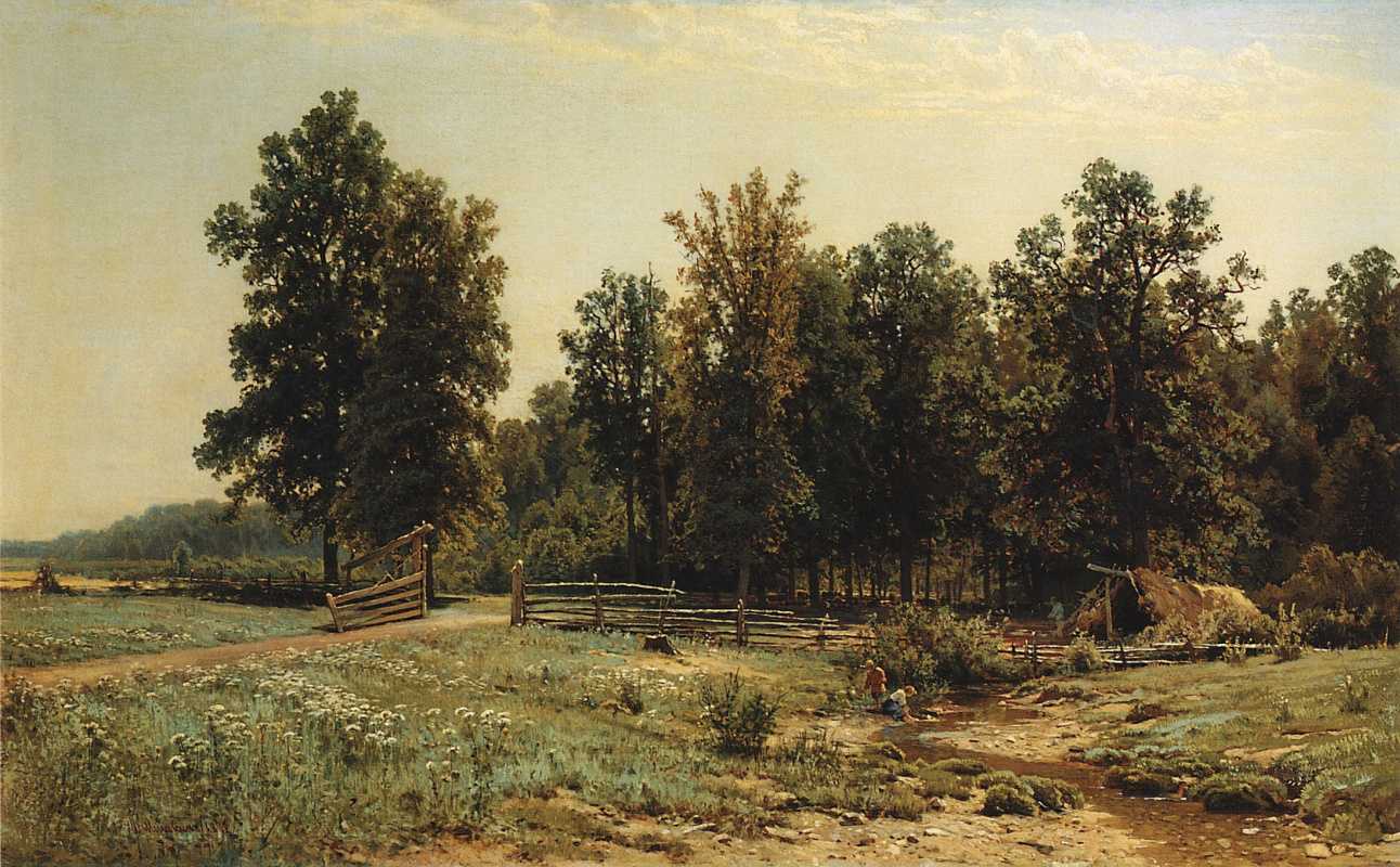 Ивана шишкина на опушке соснового леса 1882