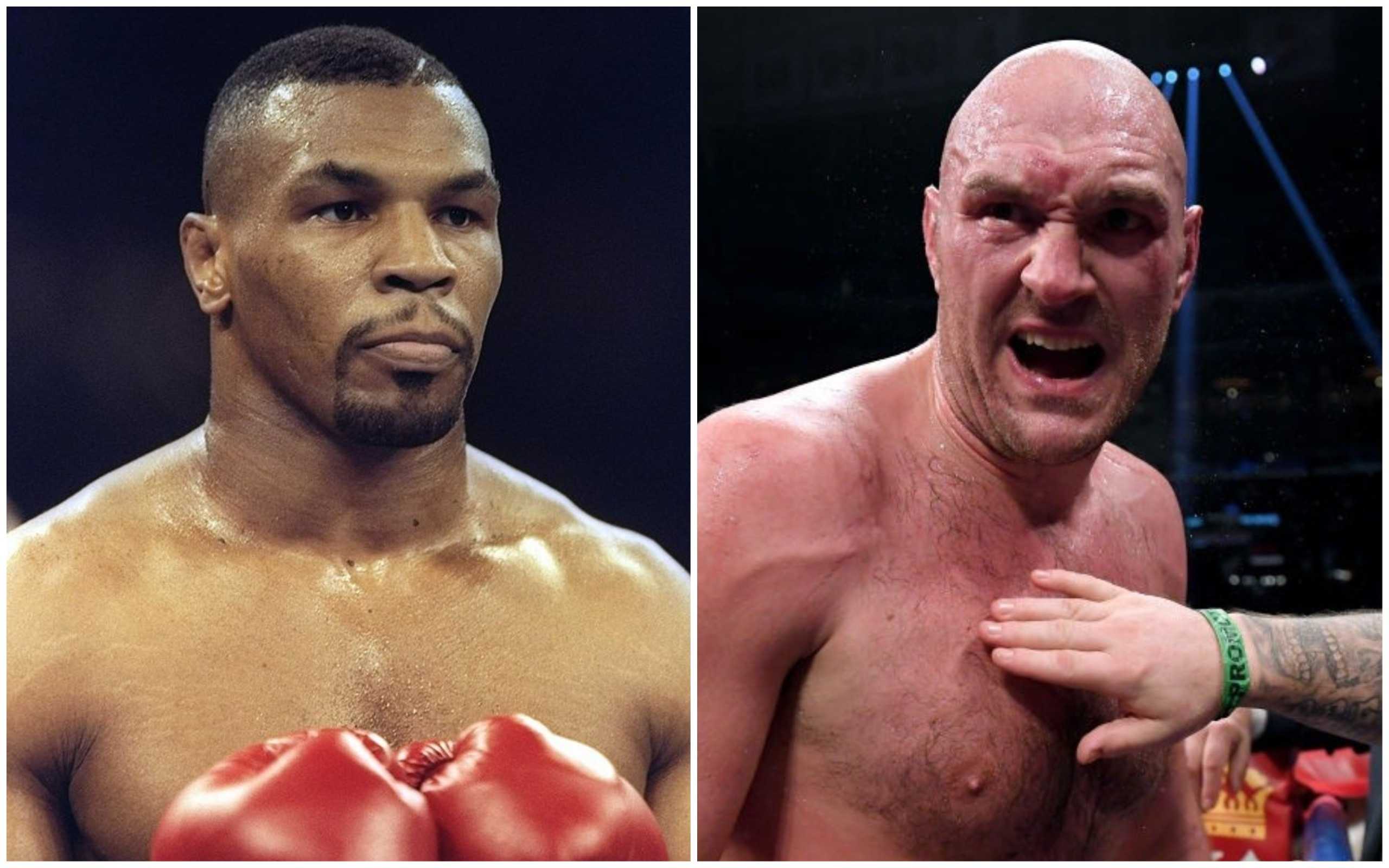 Mike Tyson and Tyson Fury