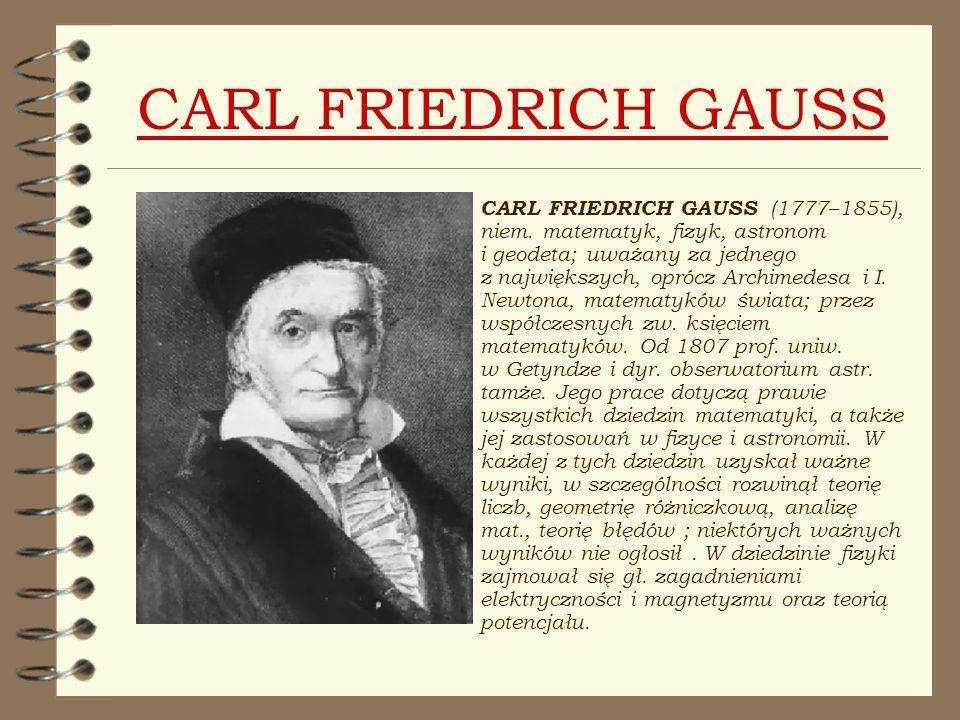 Гаусс карл фридрих. книги онлайн