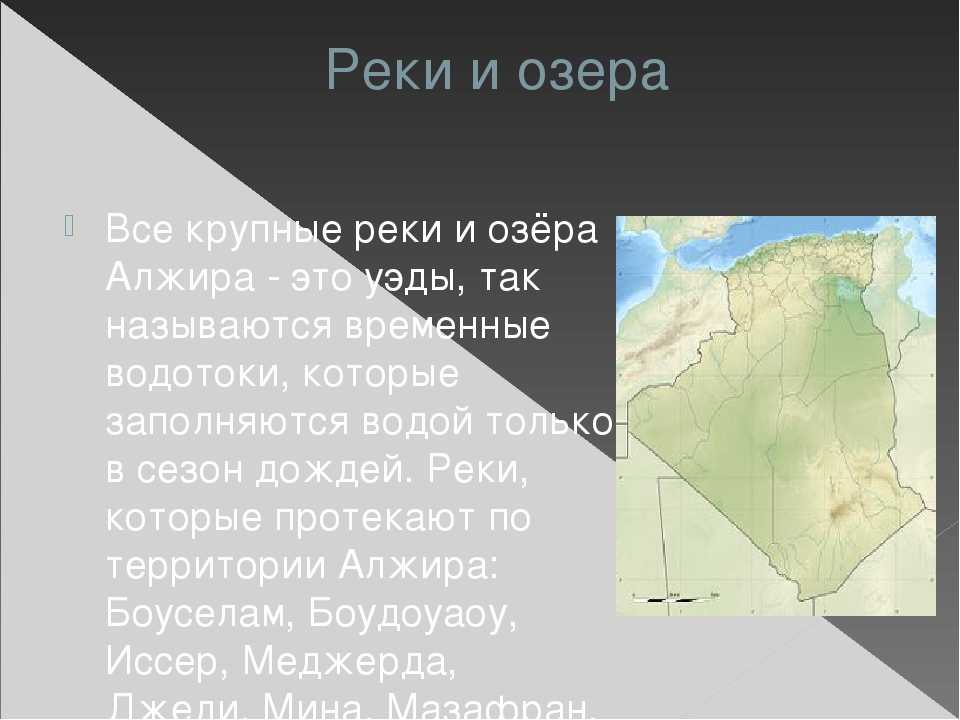 Алжир географическое положение