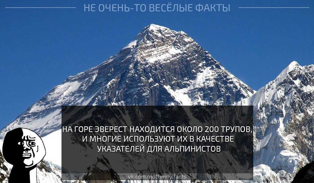 Высота горы эверест (джомолунгма) — вся информация
