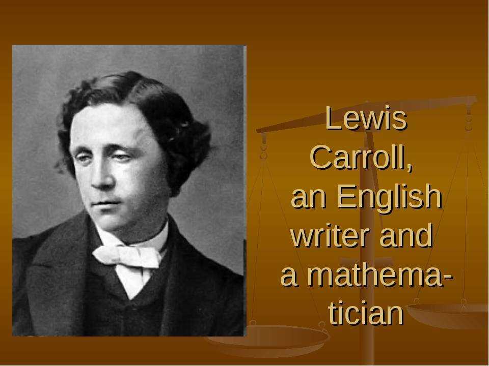 Писатель кэрролл 5. Lewis Carroll. Льюис Кэролл годы жизни. 1862 Кэролл Льюис. Льюис Кэрролл портрет.