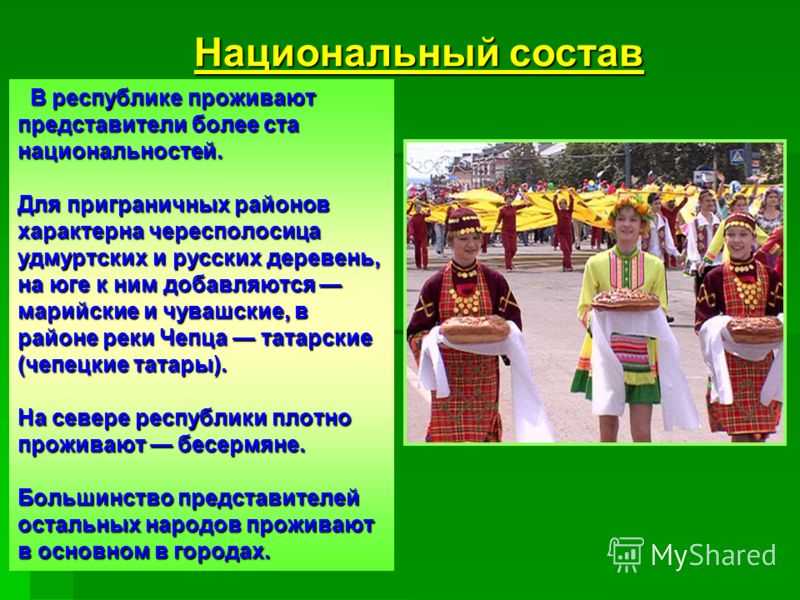 Презентация про удмуртию