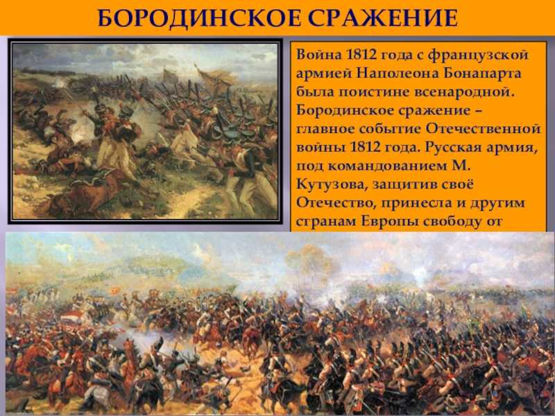 Битва при бородино интересные факты. 15 интересных фактов о бородинской битве
