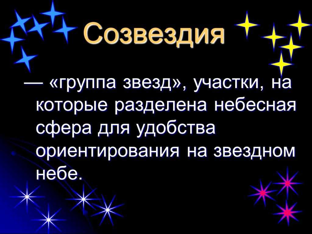 Окружающий мир 2 класс звездное небо презентация 2 класс