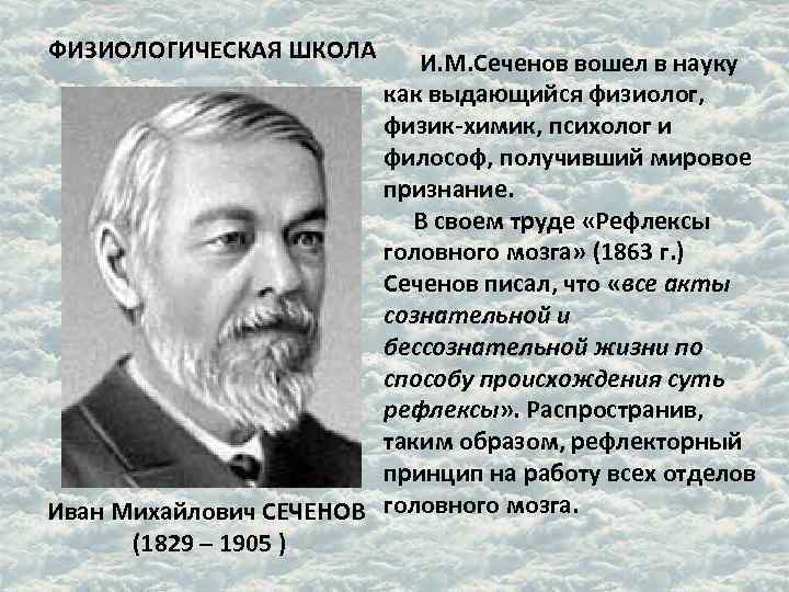 Сеченов презентация биография