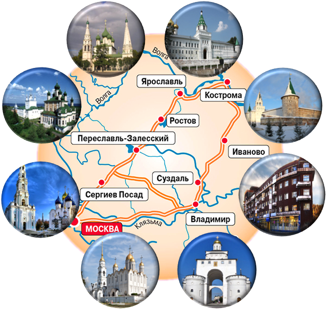 Золотое кольцо россии: города и список достопримечательностей