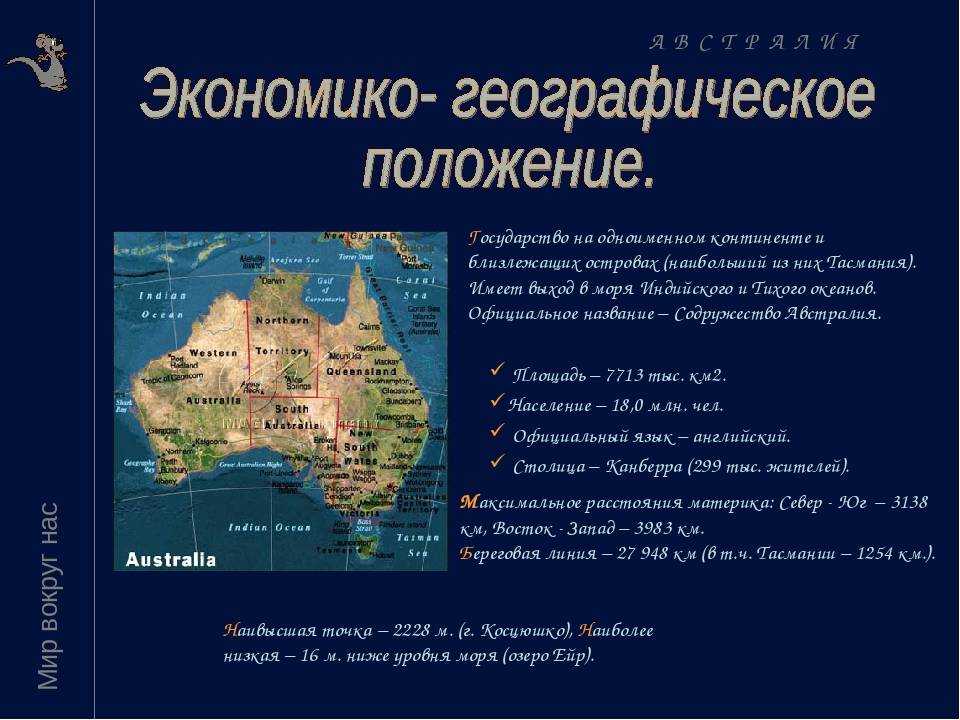 Эгп австралии и океании. Особенности географического положения Австралии 7 класс. Австралийский Союз географическое положение. Географическое положение Австралии и Океании. Географическое положение материка Австралия.