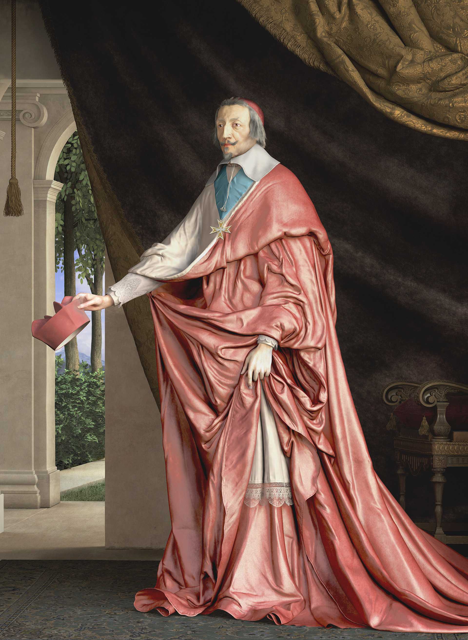 Филипп де Шампень портрет кардинала Ришелье