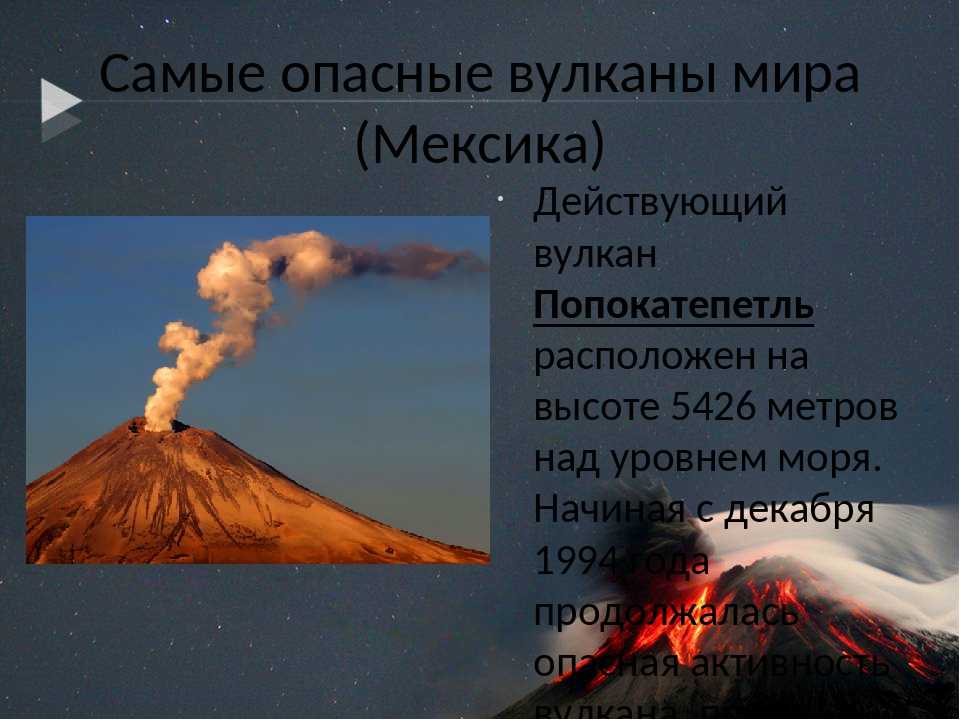 Извержение вулкана