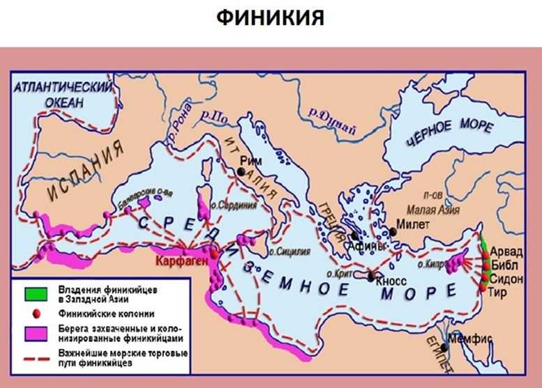 Карта древней азии