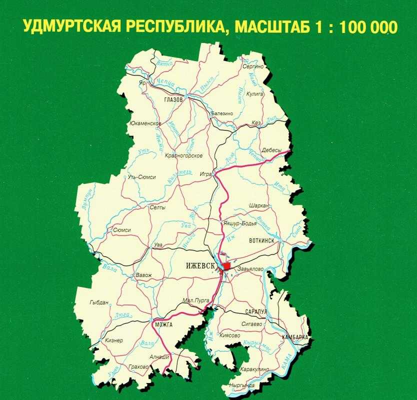 В какой зоне находится удмуртия. Карта Удмуртии с реками. Физическая карта Удмуртии с реками. Карта рек Удмуртии подробная. Карта автодорог Удмуртии подробная.