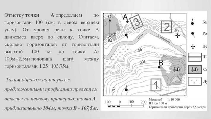 Какой крупной форме рельефа соответствует участок профиля обозначенный на рисунке буквой б