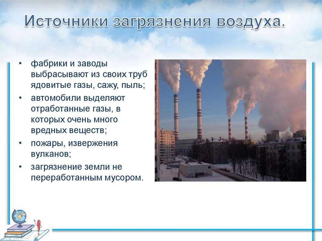 Реферат на тему: загрязнение атмосферы