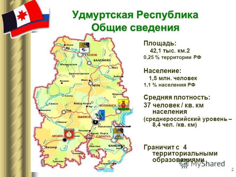 Площадь территории республики. Плотность населения Удмуртии. Экономическая карта Удмуртии. Карта населения Удмуртии. Республика Удмуртия карта граничит.