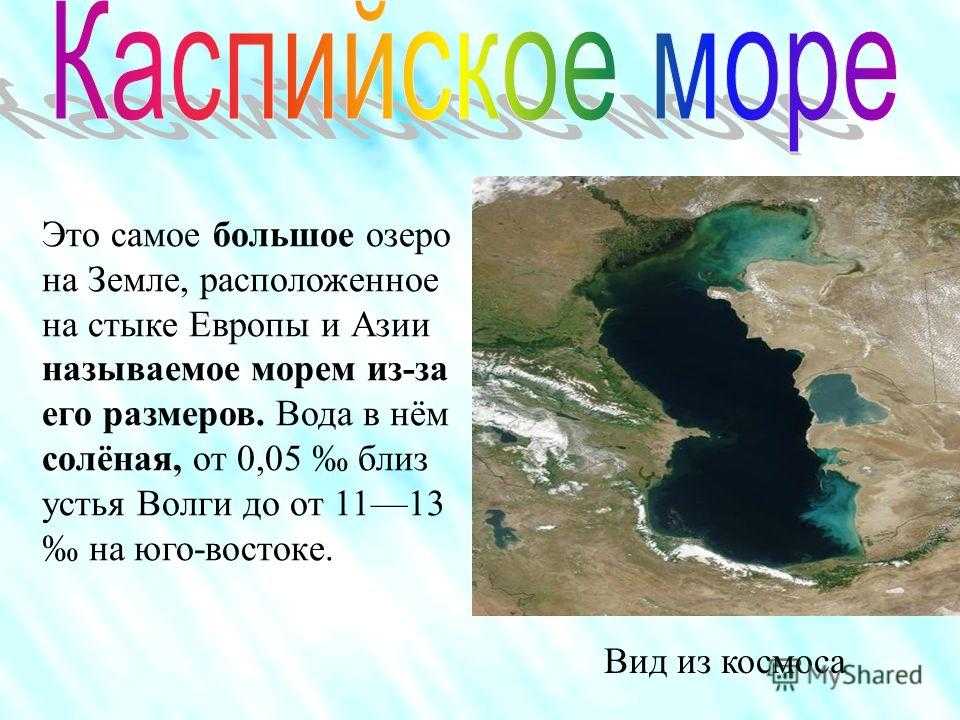 Каспийское море какое оно