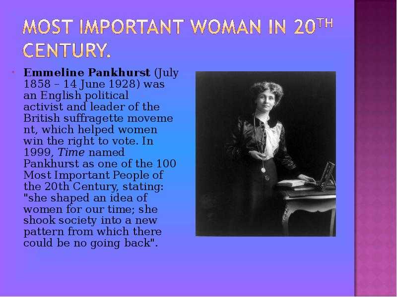 Emmeline pankhurst