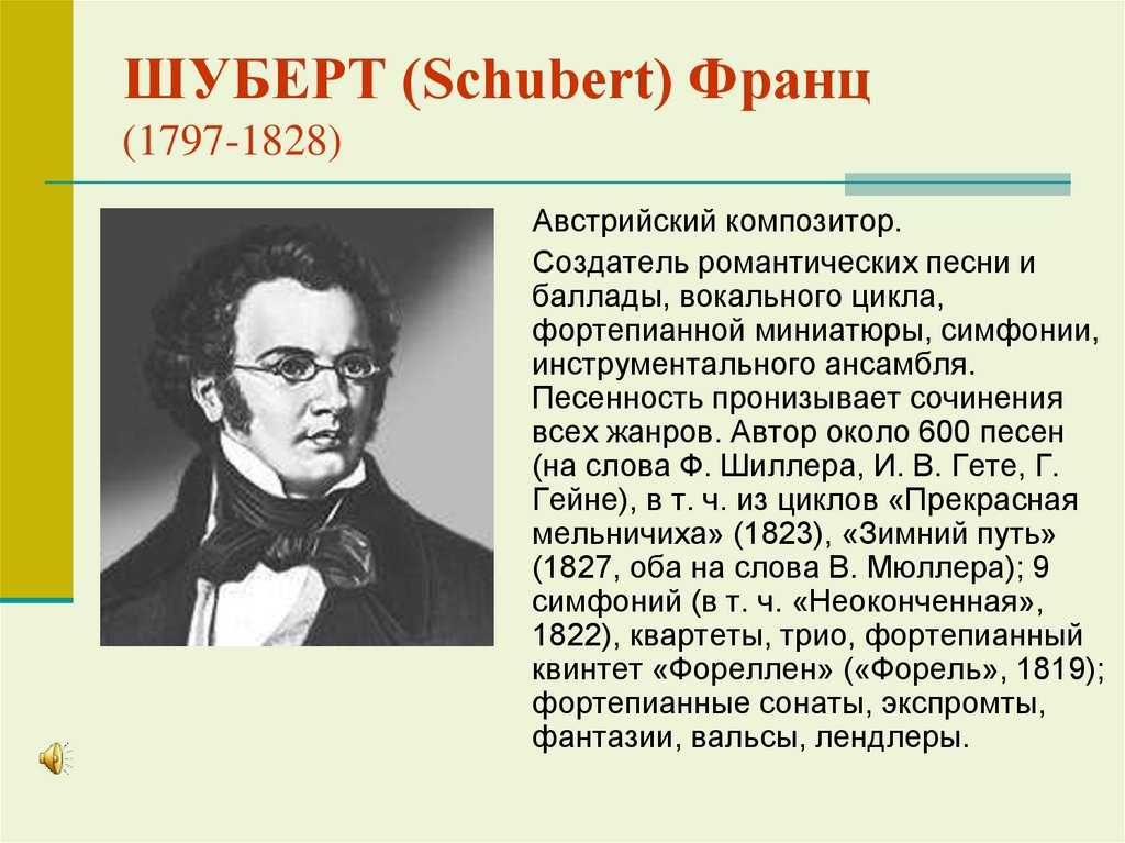 Франц шуберт