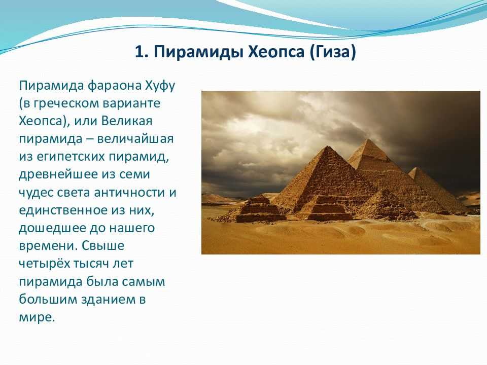 Пирамида хеопса в гизе