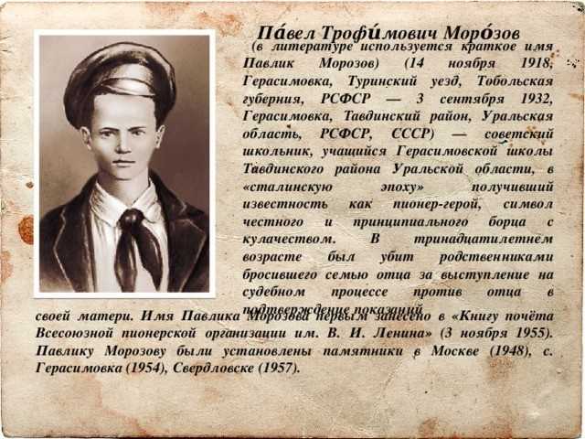 Павлик морозов — неолурк
