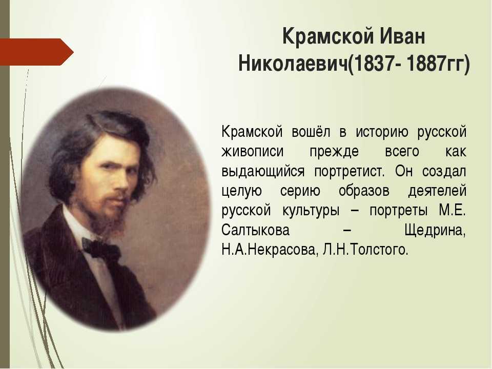 Крамской иван николаевич список картин