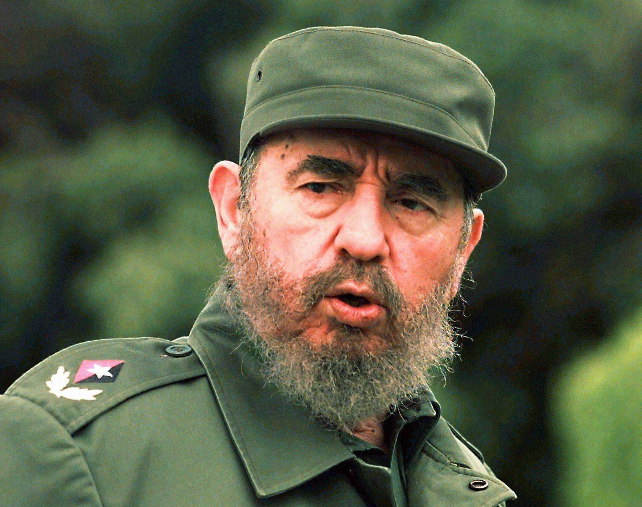 Фидель Кастро в молодости