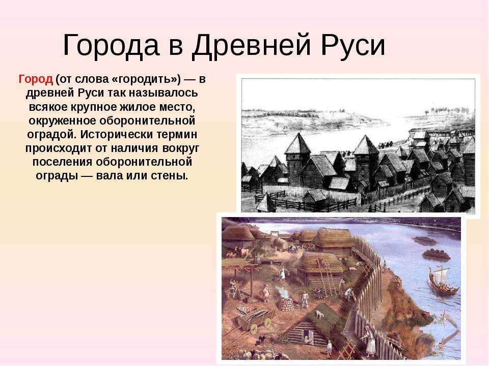 История древних городов руси проект