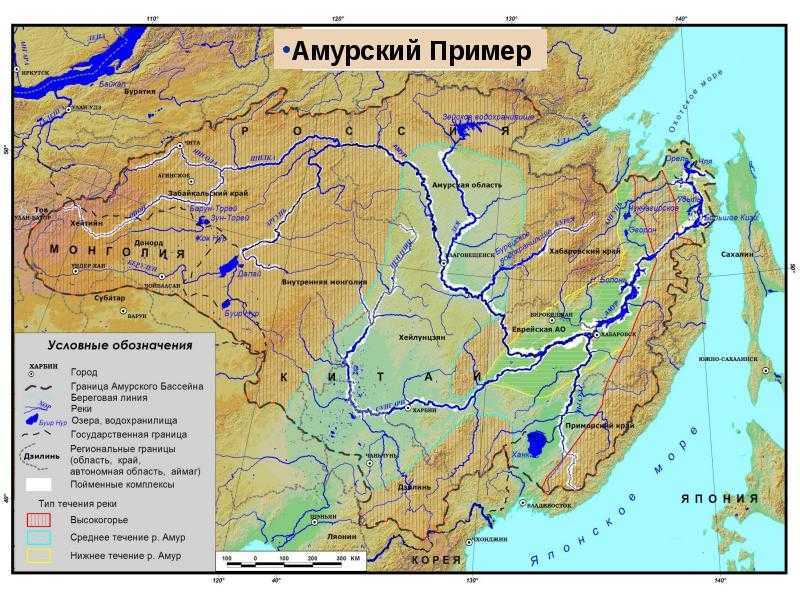 Карта россии река амур на карте россии