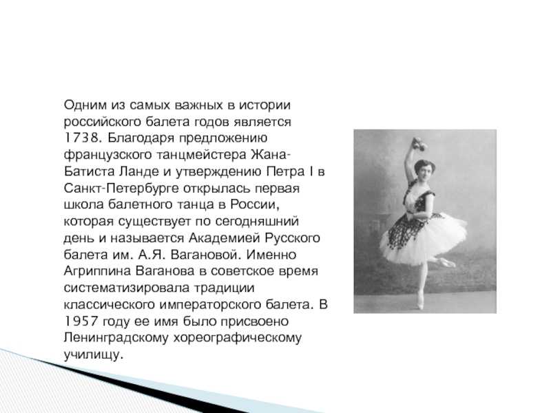 Интересные факты о балете. Информация о русском балете. История балета.
