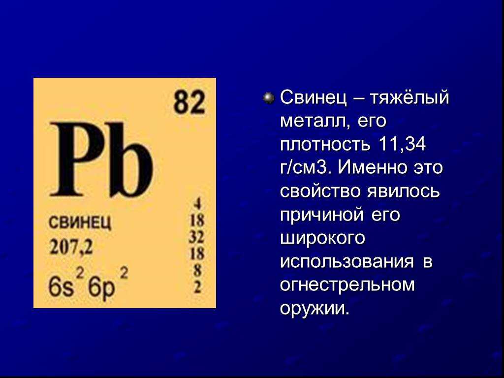 Свинец картинки для презентации