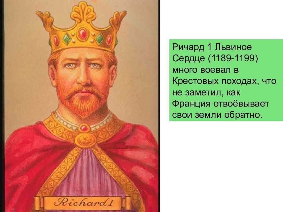 Ричард львиное сердце презентация на английском