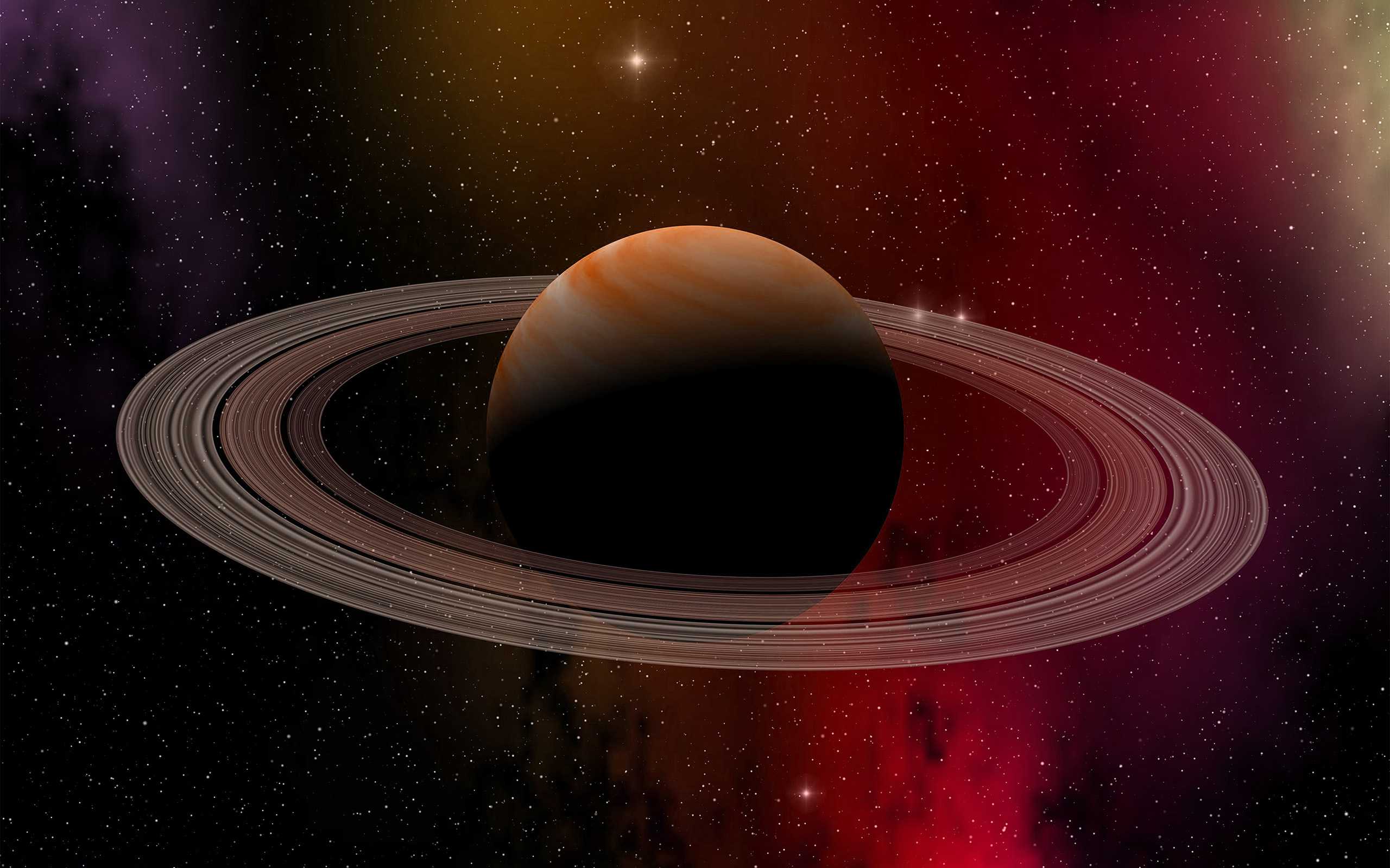 Космос Планета Сатурн